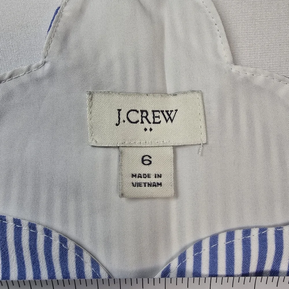 J. Crew Blue Striped Camisole Top